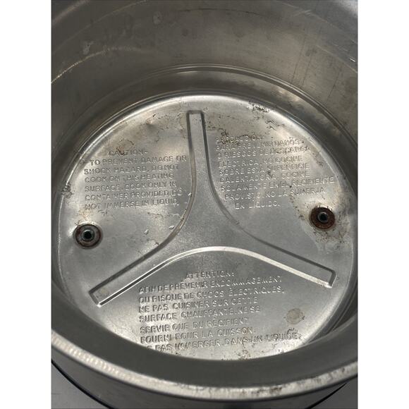 Crock Pot Model SCR450-S-BR Replacement Base Heating Element Slow Cooker Works - Picture 4 of 7